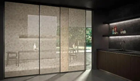 דלתות הזזה מזכוכית WGLASS דלתות הזזה מזכוכית